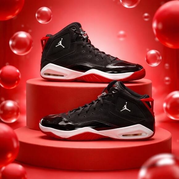 Nike Air Jordan B\'Loyal Bred Basketball Shoes Black Gym Red Size 13 315317-026 main image 2